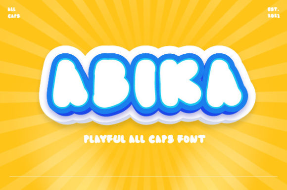 Abika: A Friendly Display Font That Stops Scrollers