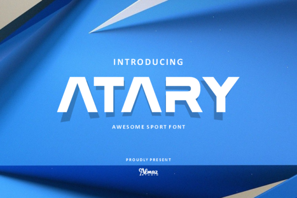 Atary: A Bold Display Font for Modern Web Design