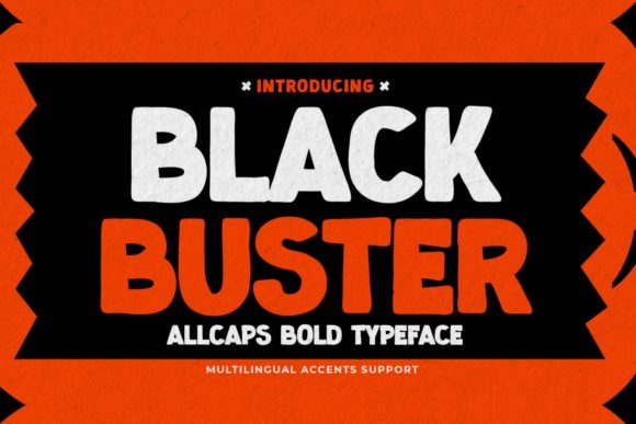 Blackbuster: A Bold Display Font for Scroll-Stopping Campaigns