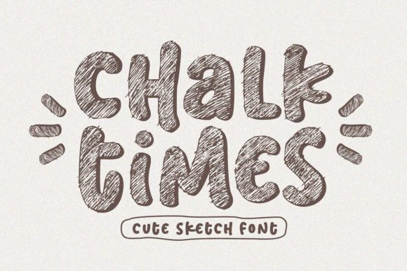 Chalk Times: A Thoughtful Display Font for Warm, Human-Centered Design