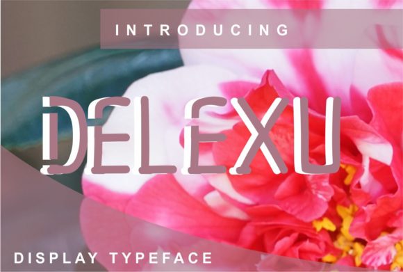 Delexu: A Clean Display Font for Editorial Clarity