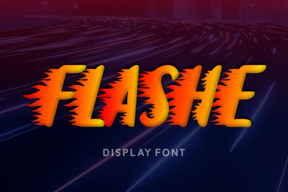 Flashe Display Font for Handmade Labels & Printables