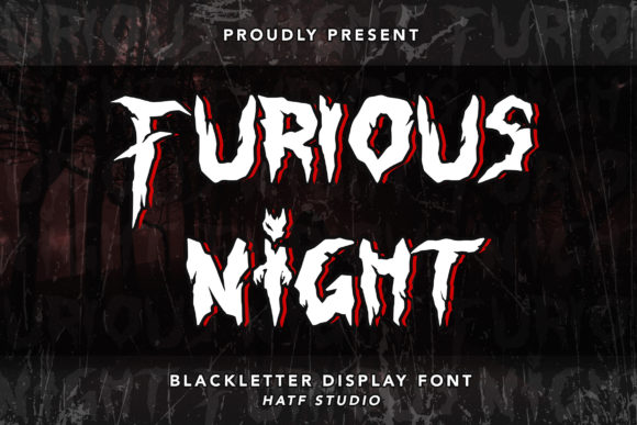 Furious Night: A Display Font That Sets the Tone