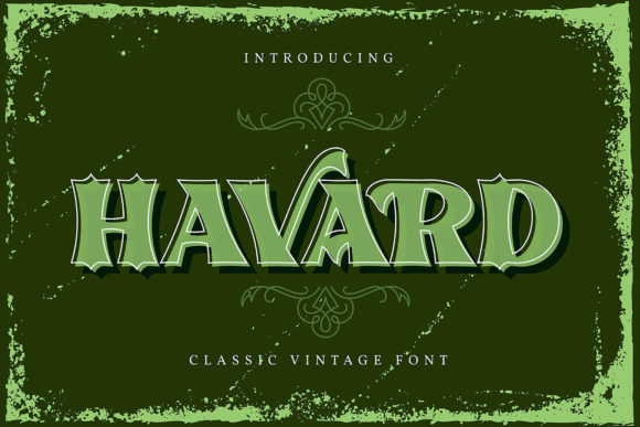 Havard: A Bold Display Font That Commands Attention
