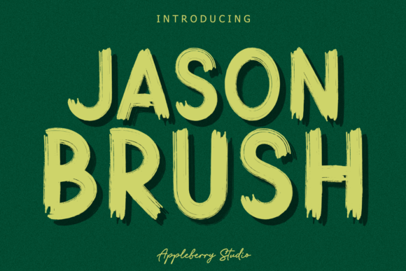 Jason Brush: A Display Font That Feels Like a Warm Welcome