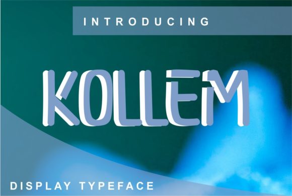 Kollem: A Clean Display Font for Small Business Branding