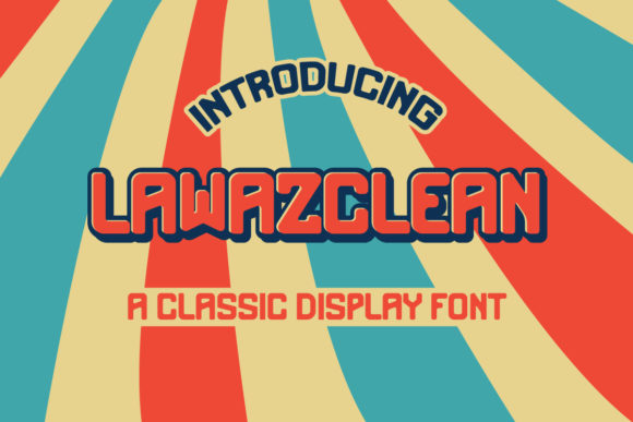 Lawazclean: A Display Font That Anchors Editorial Mood