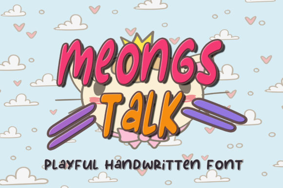 Meongs Talk: A Display Font That Speaks With Charm