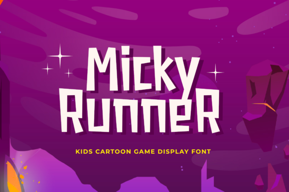 Micky Runner: A Playful Display Font for Editorial Charm