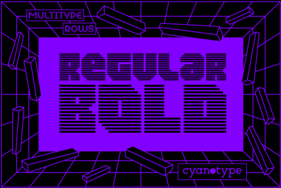 MultiType Rows Regular Bold: A Pixel-Playful Display Font Review