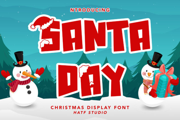 Santa Day: A Festive Display Font That Actually Works
