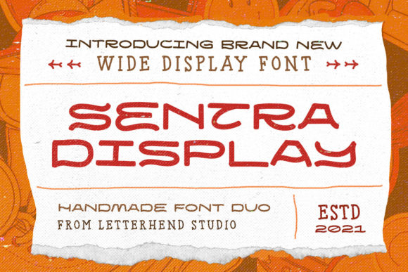 Sentra: A Vintage Display Font That Feels Like Home