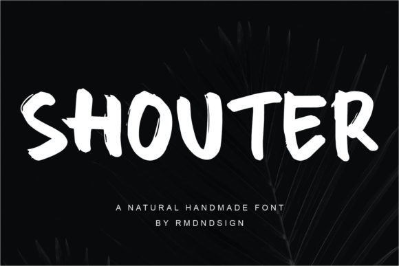 Shouter: A Bold, Unapologetic Display Font
