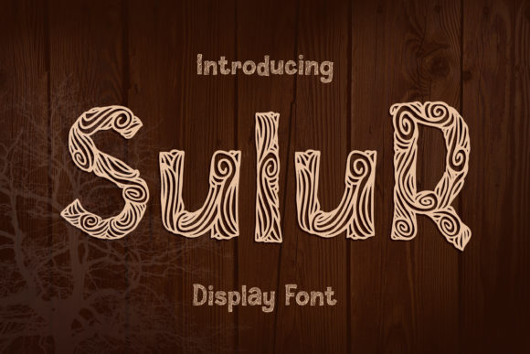 Sulur: A Display Font That Adds Personality to Real Branding Work