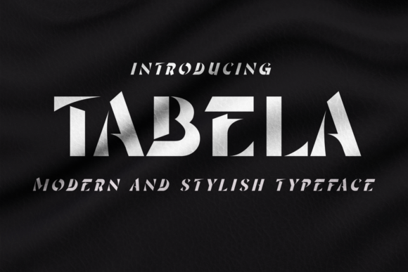 Tabela: A Bold, Playful Display Font That Holds Its Own