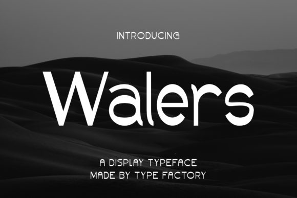 Walers: A Playful, Elegant Display Font for Handmade Creators