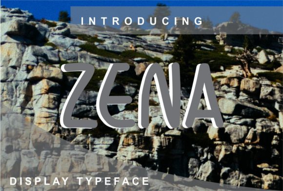 Zena: A Display Font That Elevates Real Small Business Branding